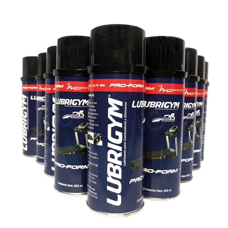 Caja de lubricantes para caminadora LUBRIGYM 12 pzs.