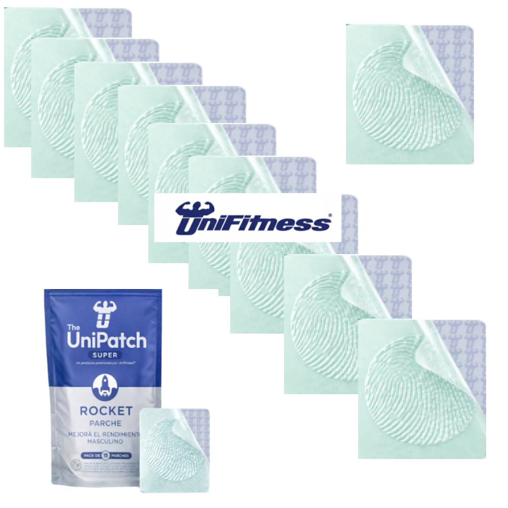 Unipatch Super Rocket Parches Deportivos Unifitness