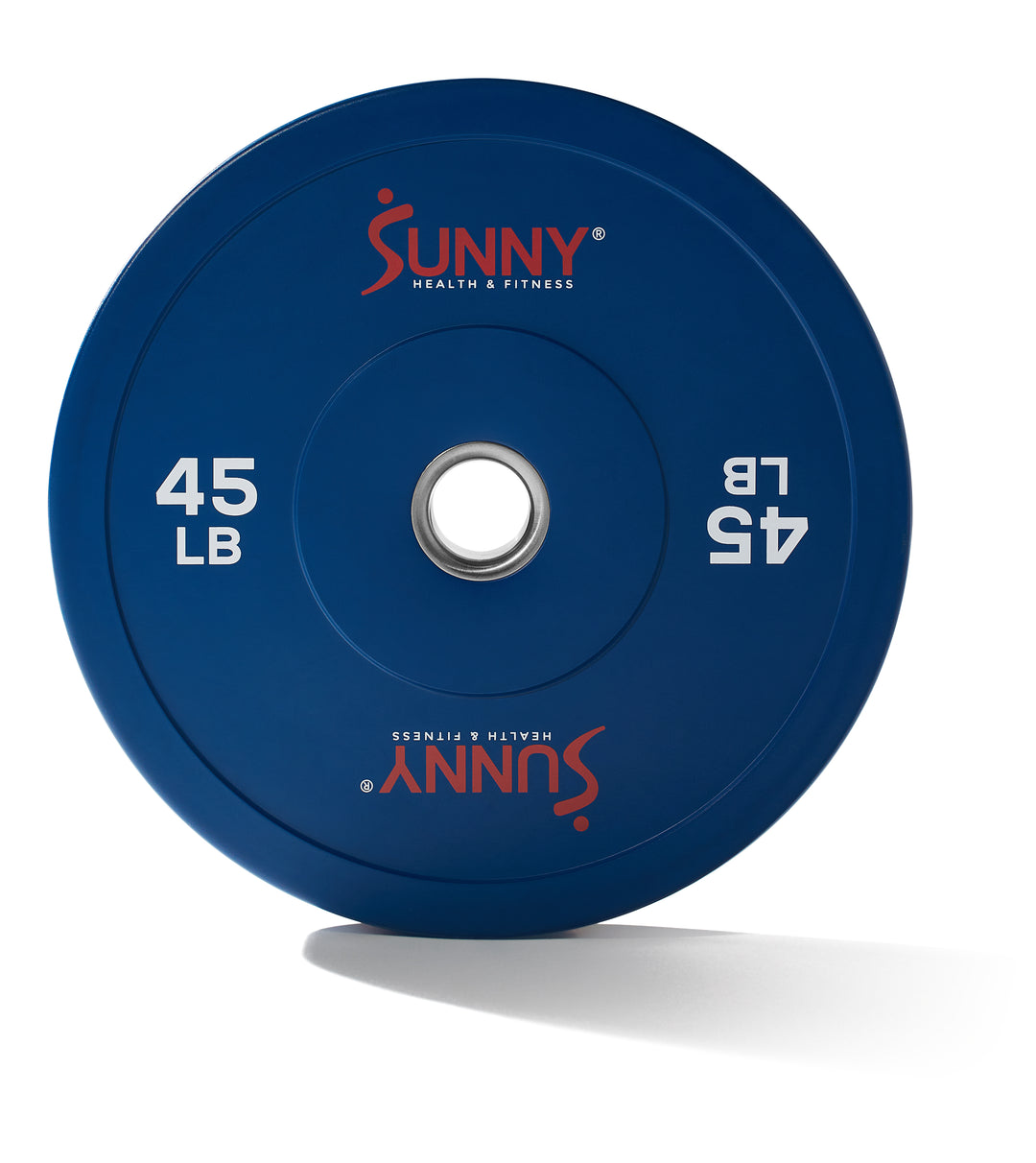 Disco de peso olímpico de goma 45 LB Sunny Health & Fitness