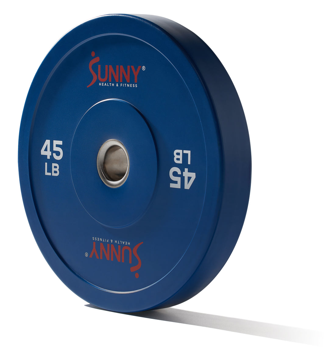 Disco de peso olímpico de goma 45 LB Sunny Health & Fitness