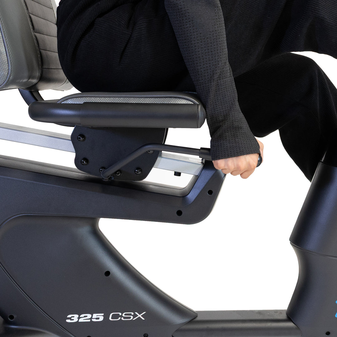 Bicicleta Recumbente Unifitness 325 Csx Color Negro