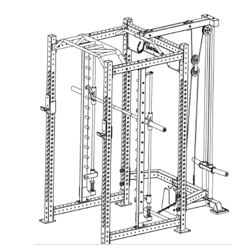 Torre Multifuncional Unifitness Con Peso Incluido