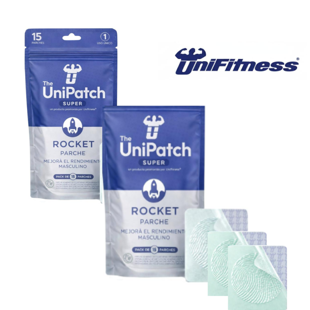 Unipatch Super Rocket Parches Deportivos Unifitness