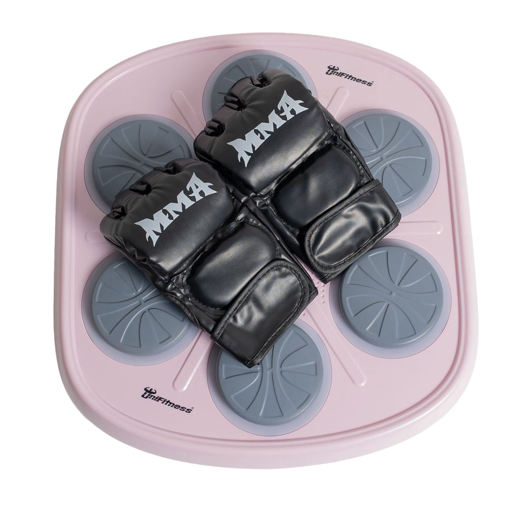 Máquina De Boxeo Inteligente Con Música Marca Unifitness Rosa