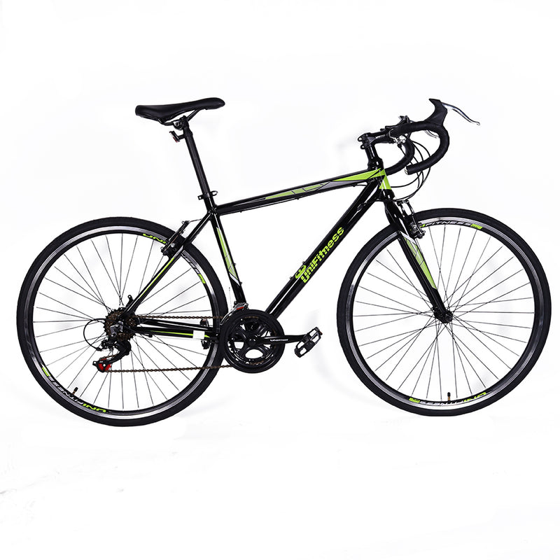 Bicicleta De Ruta Unifitness R700 14v Cambios Shimano Negro